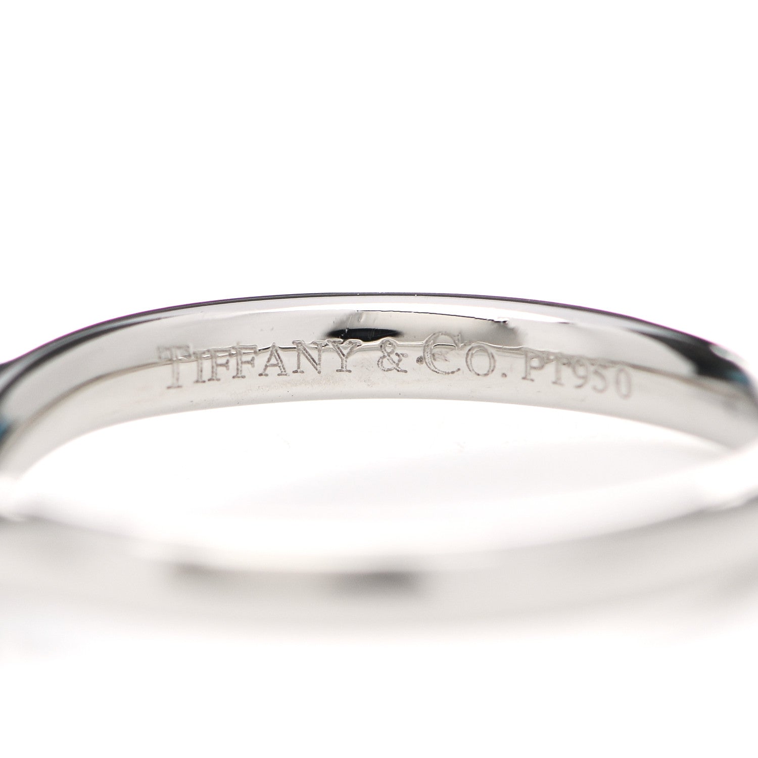 Tiffany Platinum Diamond 2mm Elsa Peretti Band Ring 48 4.5 4 of 5