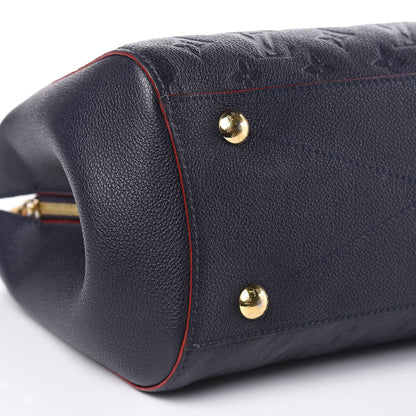 Louis Vuitton Empreinte Montaigne MM Marine Rouge 7 of 9