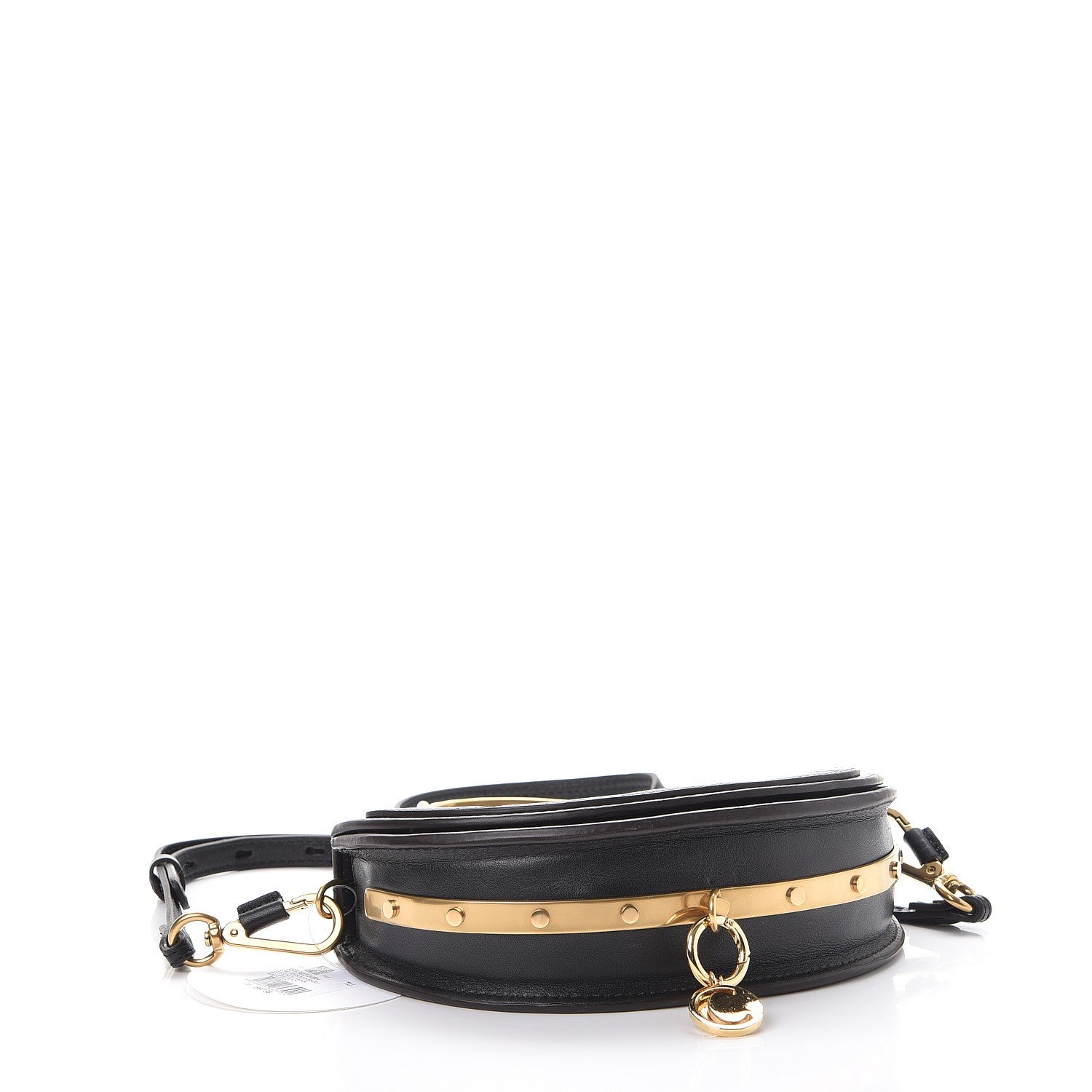 Chloe Calfskin Small Nile Bracelet Minaudiere Bag Black 4 of 8