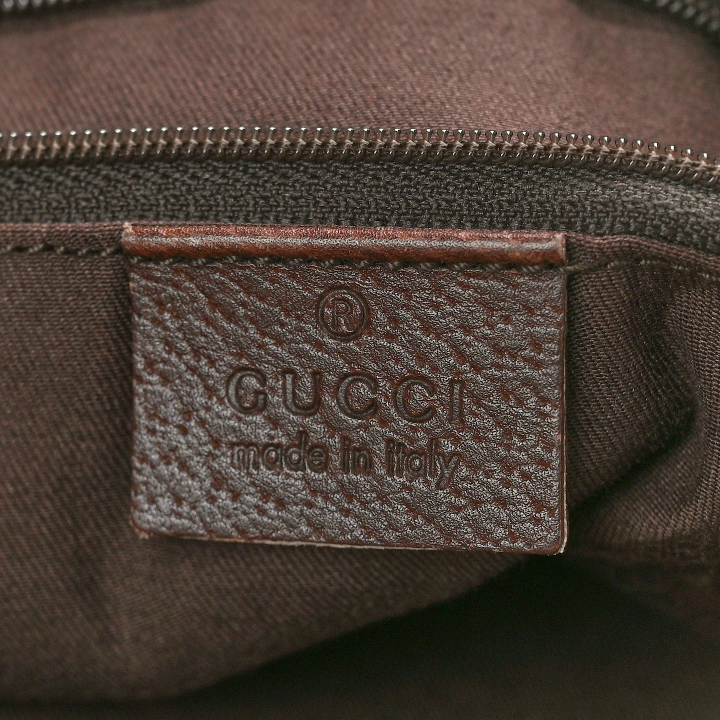 Monogram Abbey Tote Dark Brown