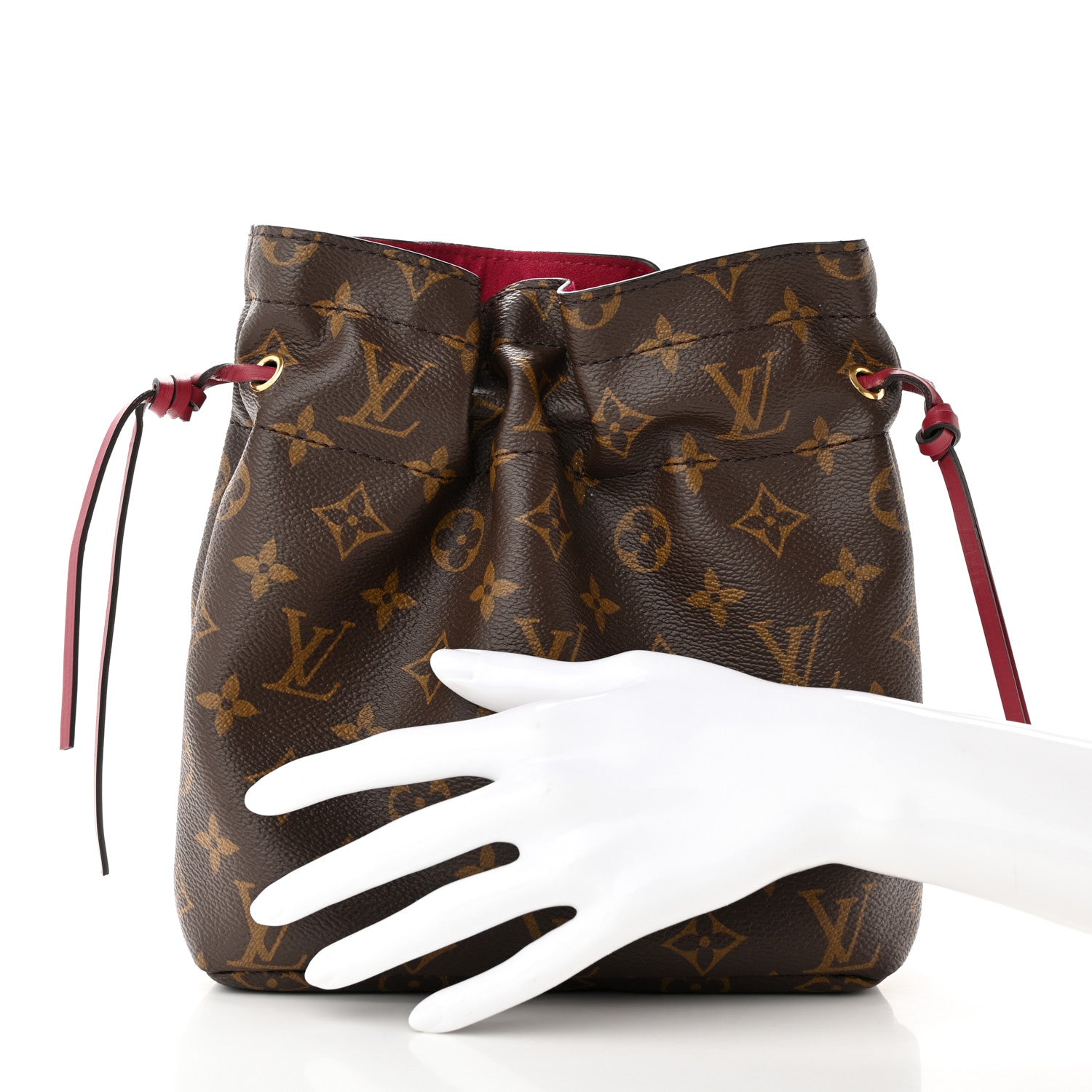 Louis Vuitton Monogram Pouch Noe Fuchsia 2 of 12