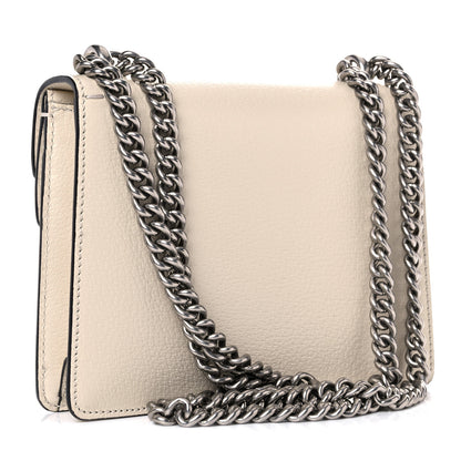Gucci Textured Calfskin Crystal Mini Dionysus Shoulder Bag Mystic White 3 of 16