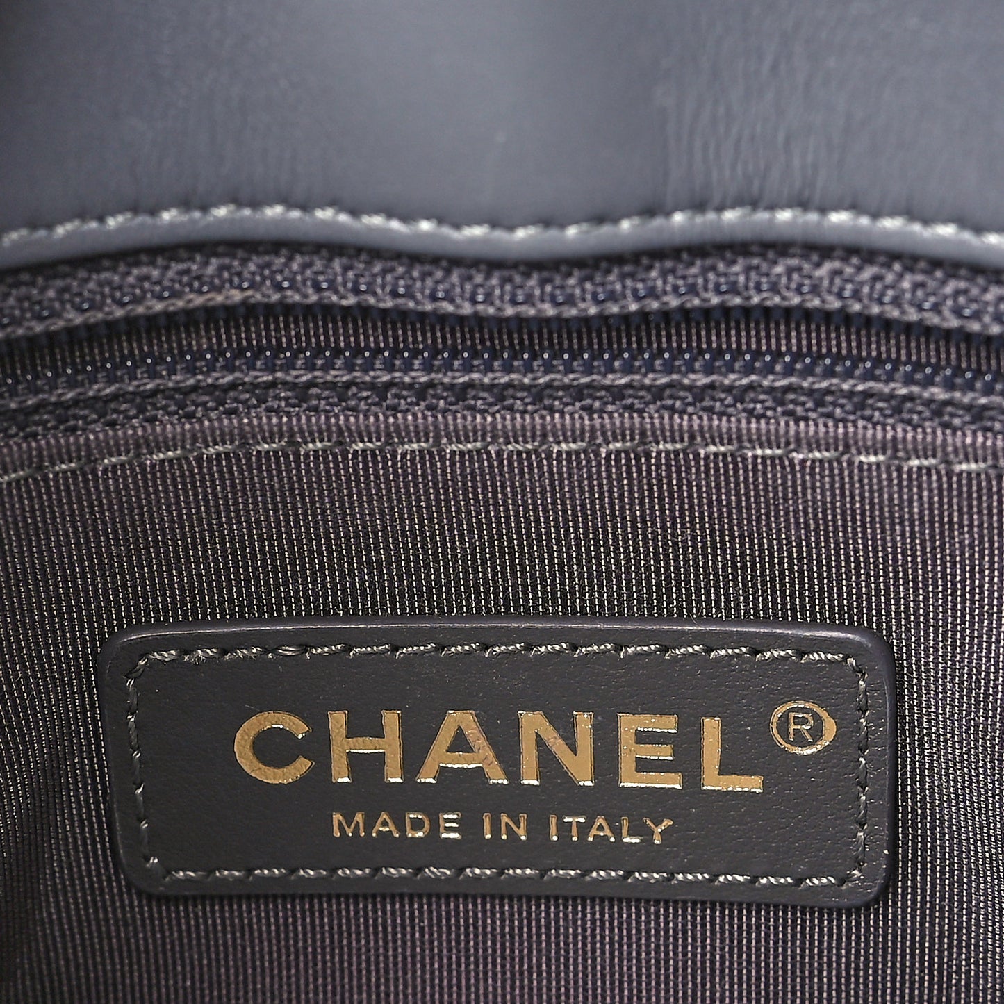 Lambskin Quilted Small La Parisienne Top Handle Flap Grey