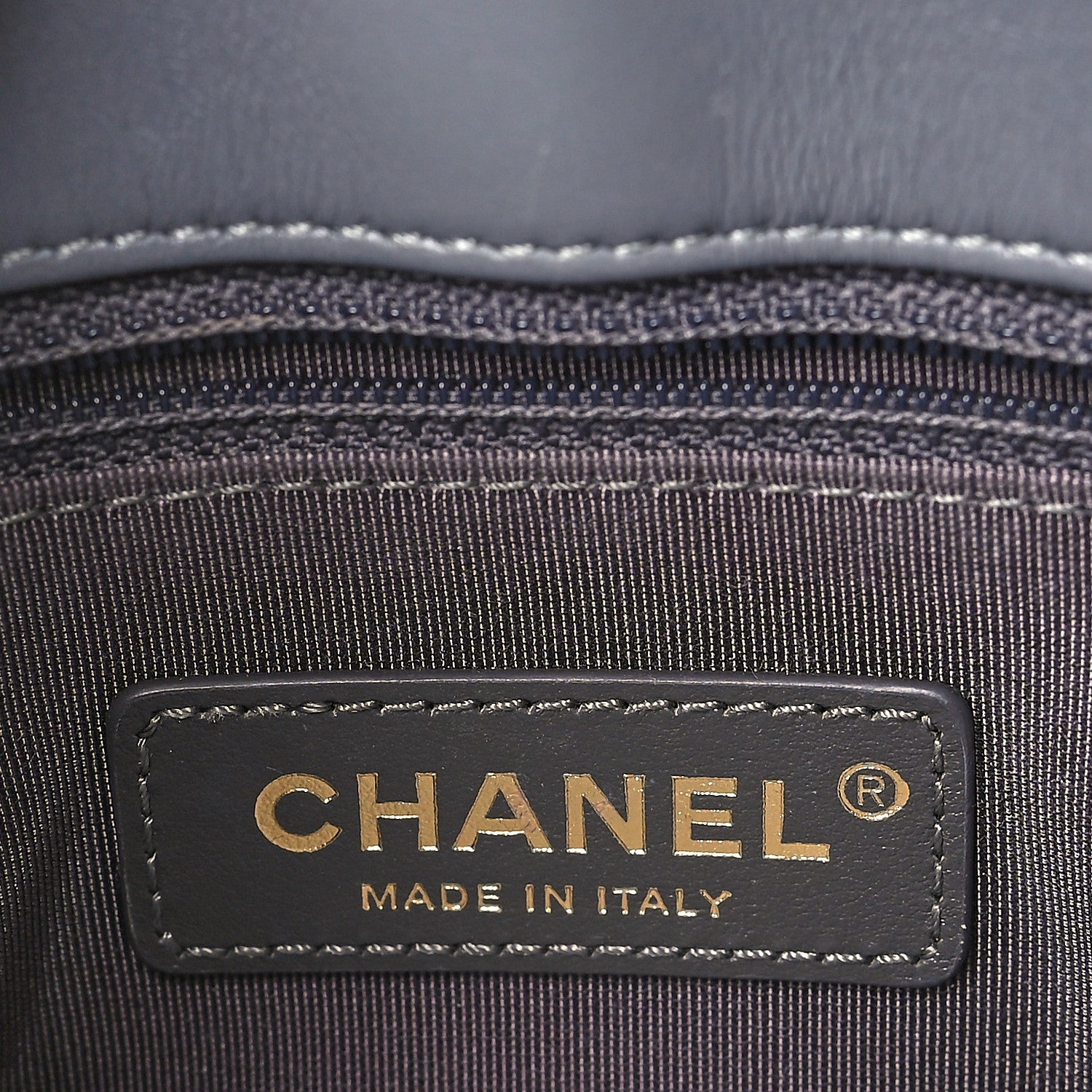 Chanel Lambskin Quilted Small La Parisienne Top Handle Flap Grey 6 of 9