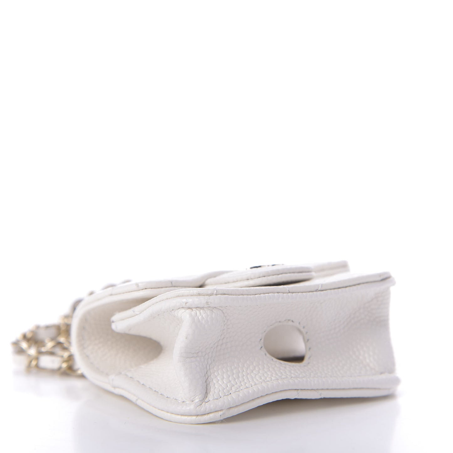 Caviar Quilted Airpods Pro Case White