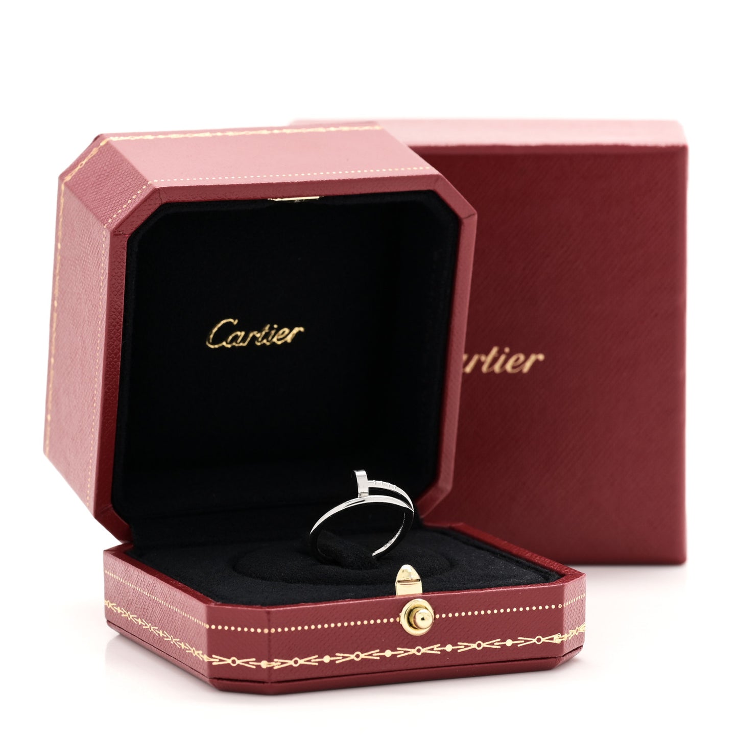18K White Gold Small Juste Un Clou Ring 54 7