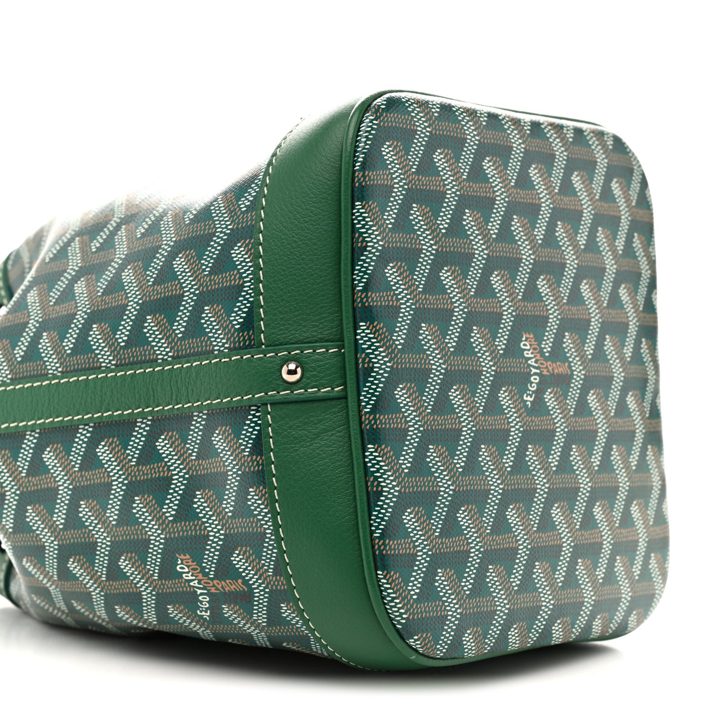 Goyardine Petit Flot Bucket Bag PM Green