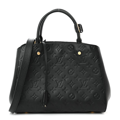 Louis Vuitton Empreinte Montaigne MM Black 1 of 11