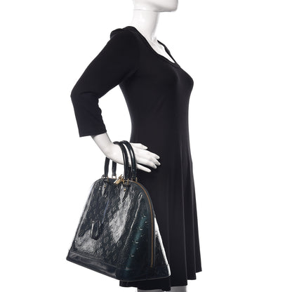 Louis Vuitton Vernis Alma GM Blue Nuit 2 of 9