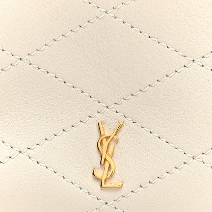 Saint Laurent Lambskin Quilted Baby Bucket Bag Crema Soft 7 of 9