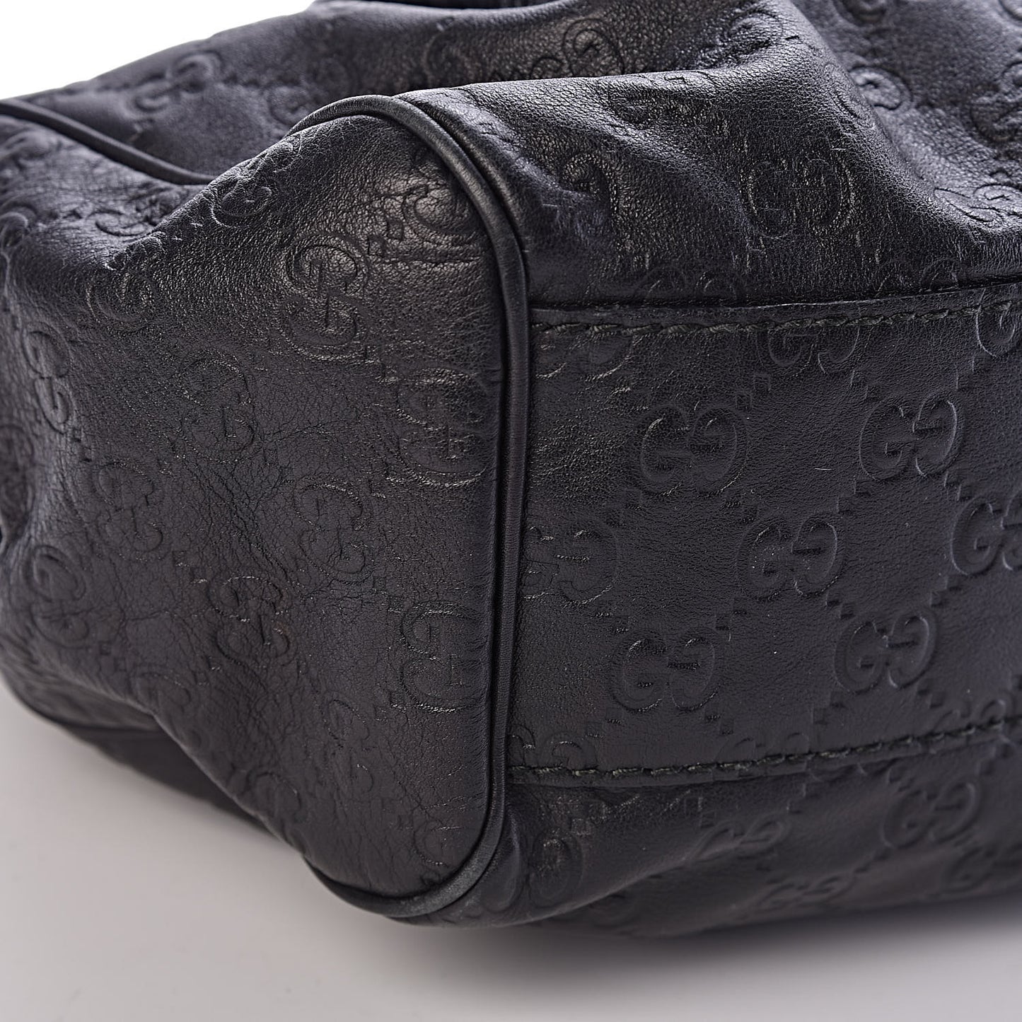 Guccissima Medium Sukey Tote Black
