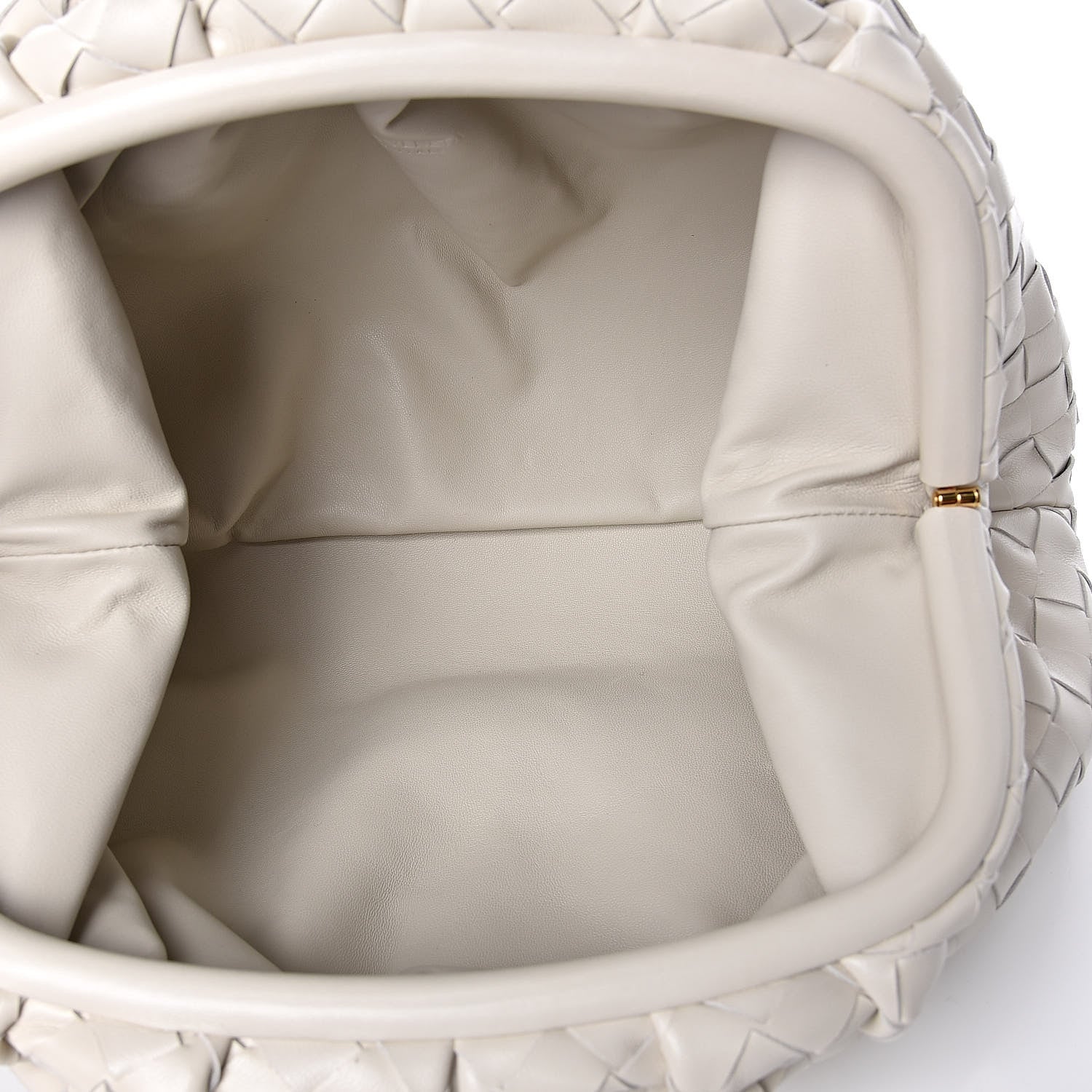 Bottega Veneta Nappa Maxi Intreccio The Pouch Oversized Clutch Plaster 5 of 7