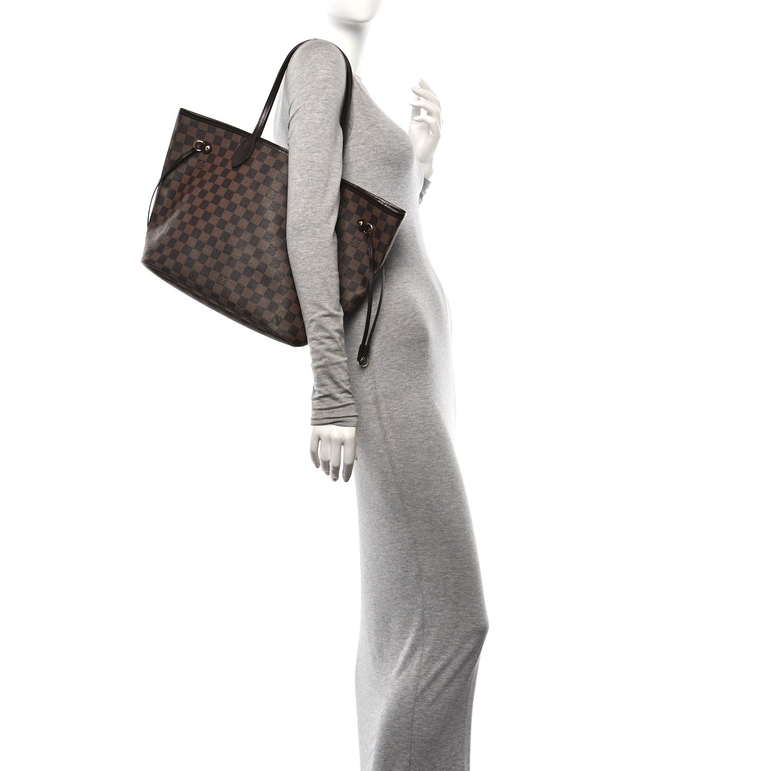 Louis Vuitton Damier Ebene Neverfull MM 2 of 11