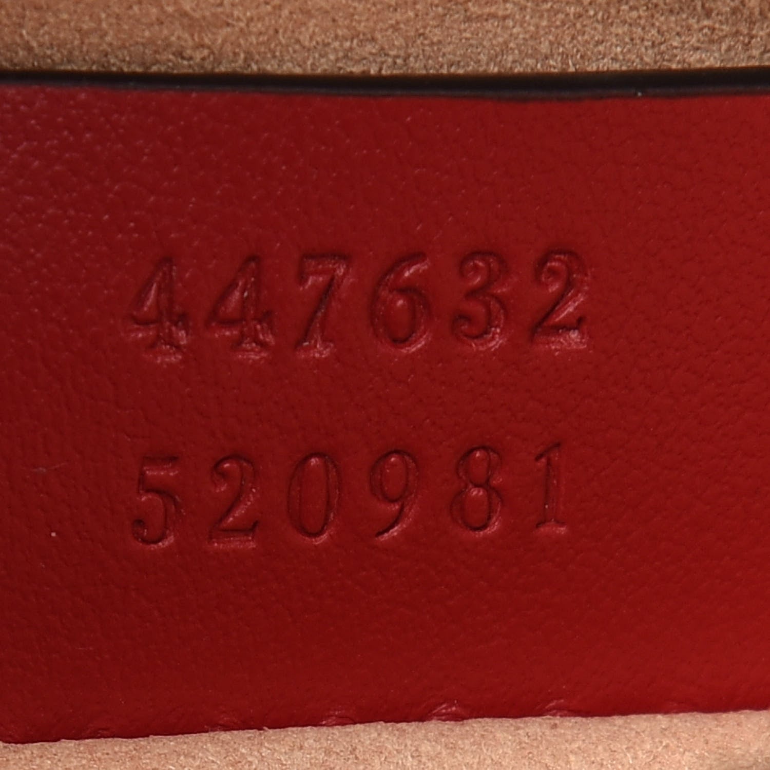 Gucci Calfskin Matelasse Small GG Marmont Chain Shoulder Bag Hibiscus Red 7 of 11