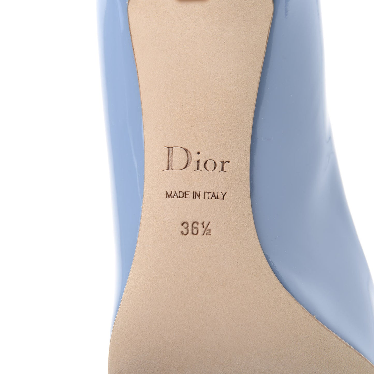 Patent Dioressence Pointed Toe Pumps 36.5 Celeste