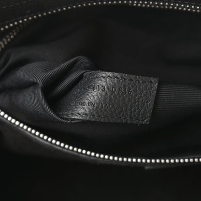 Saint Laurent Grained Calfskin Small Cabas Rive Gauche Black 7 of 11