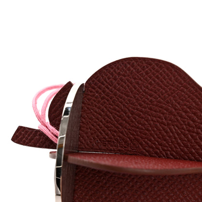 Hermes Epsom Swift Petit H Strawberry Zodiac Ornament Charm Multicolor 3 of 5