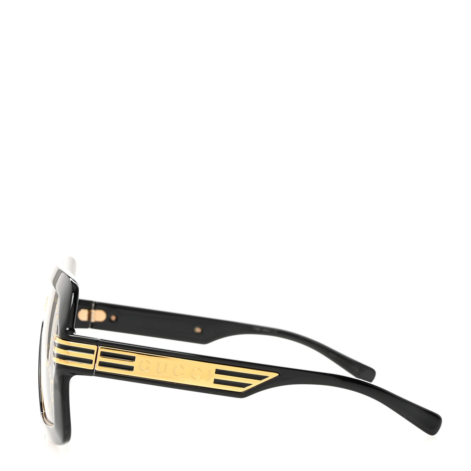 Gucci Acetate Shield GG0900S Sunglasses Black 3 of 8