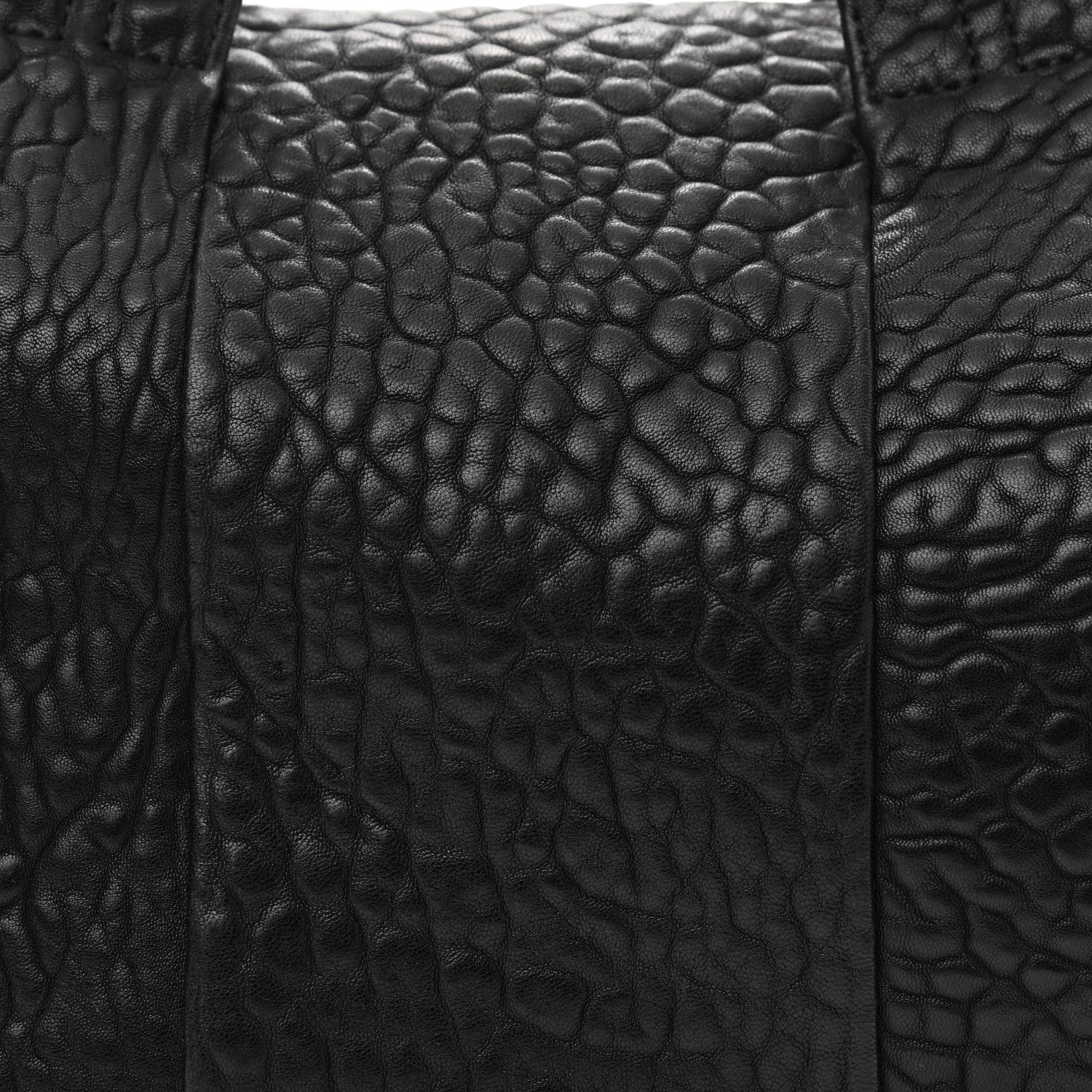 Alexander Wang Pebbled Lambskin Rocco Black Rose Gold Hardware 7 of 9