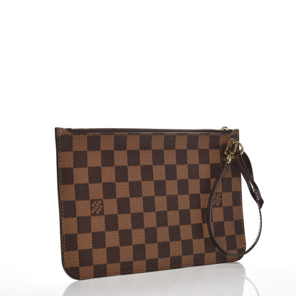 Louis Vuitton Damier Ebene Neverfull MM GM Pochette 3 of 8