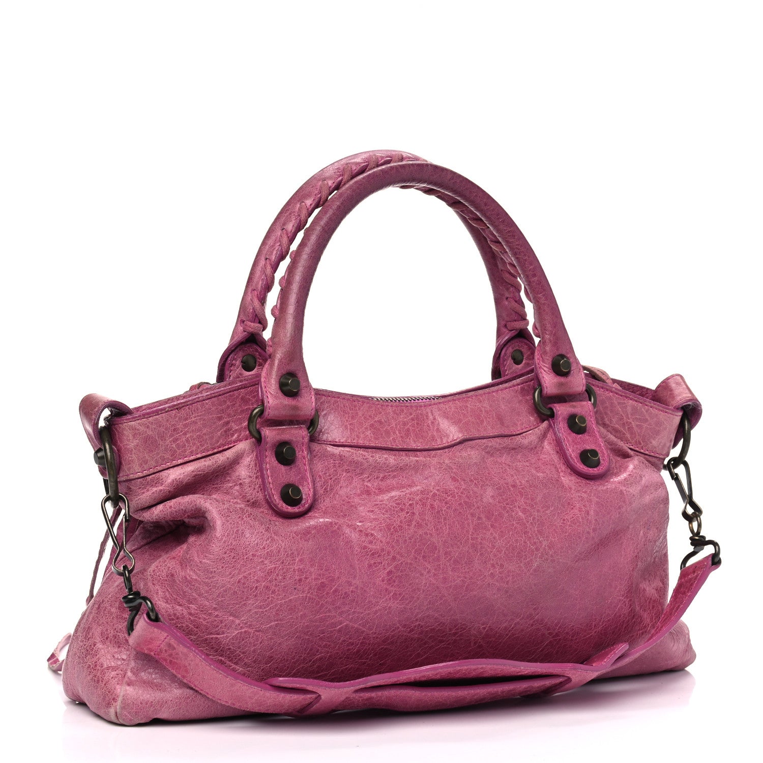 Balenciaga Agneau Classic Hardware First Magenta 2 of 17