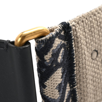 Christian Dior Oblique Studded Shoulder Strap Blue 6 of 11