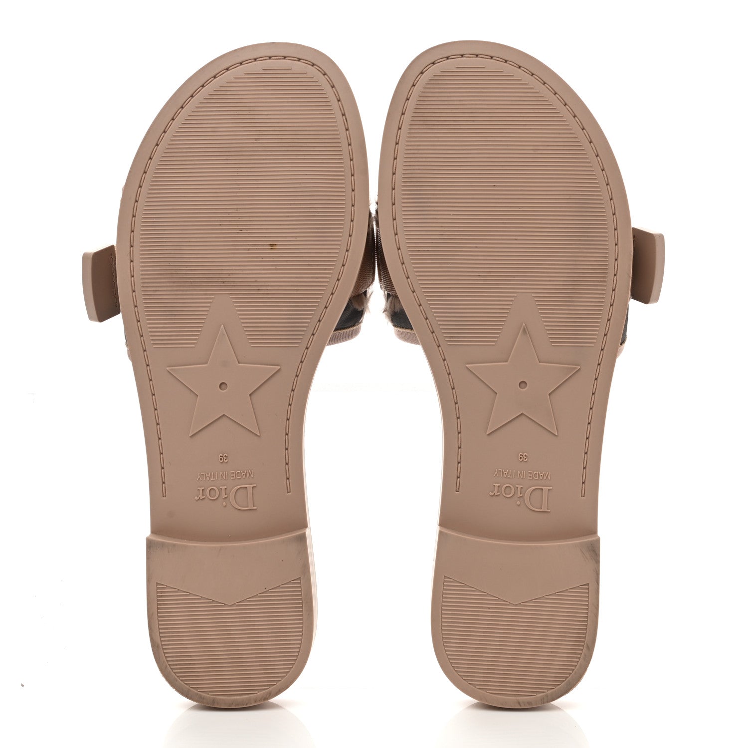 Christian Dior Nylon Camouflage Dio(r)evolution Slide Sandals 39 Nude 5 of 8