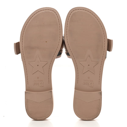 Christian Dior Nylon Camouflage Dio(r)evolution Slide Sandals 39 Nude 5 of 8