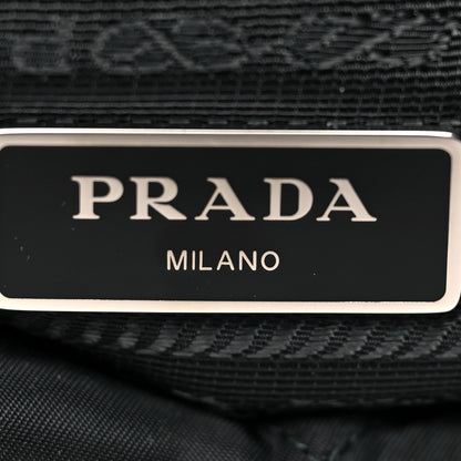 Prada Nylon Tessuto Impuntu Quilted Shoulder Bag Black 6 of 9
