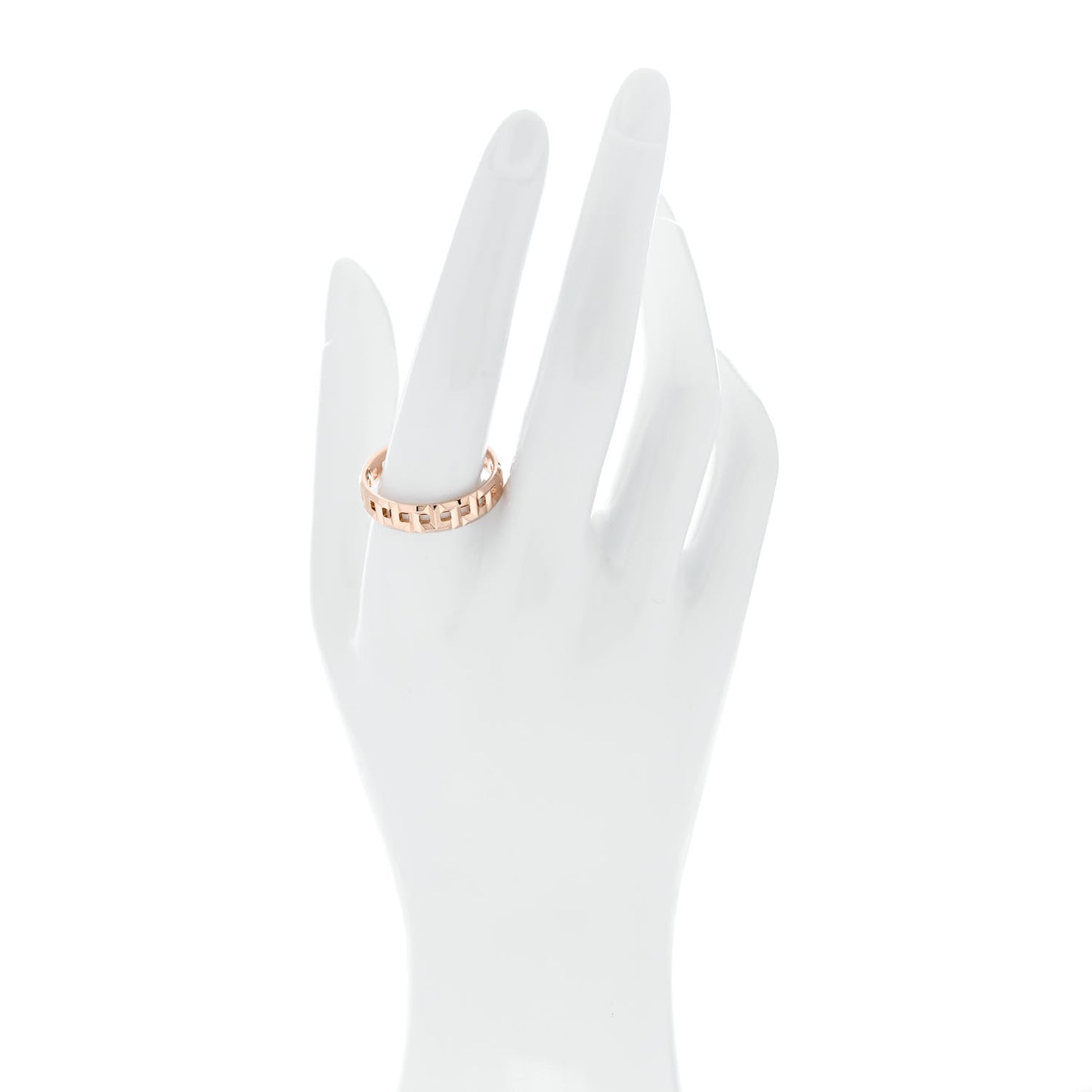 18K Rose Gold T True Wide Ring 66 11.5