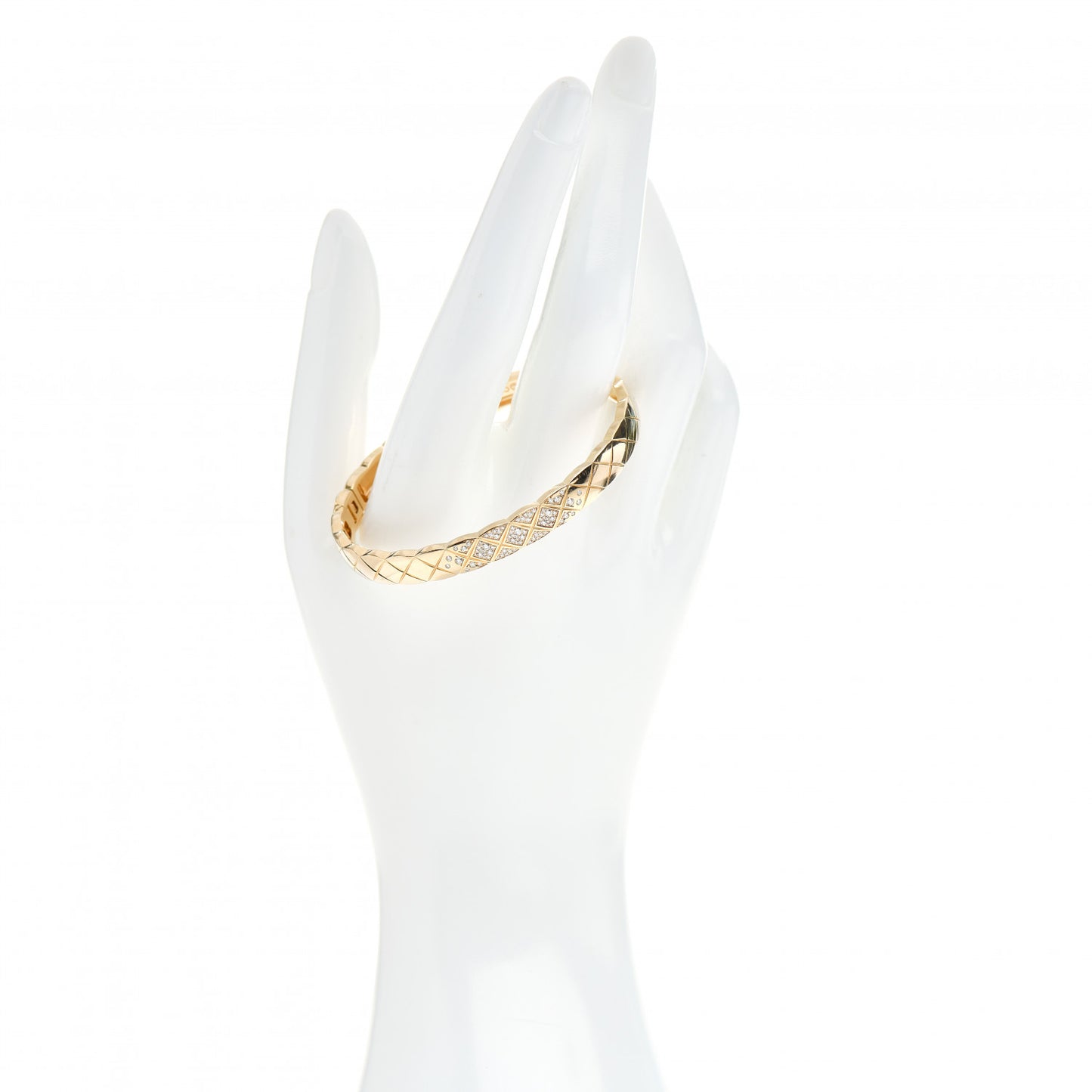 18K Yellow Gold Diamond Coco Crush Bracelet S