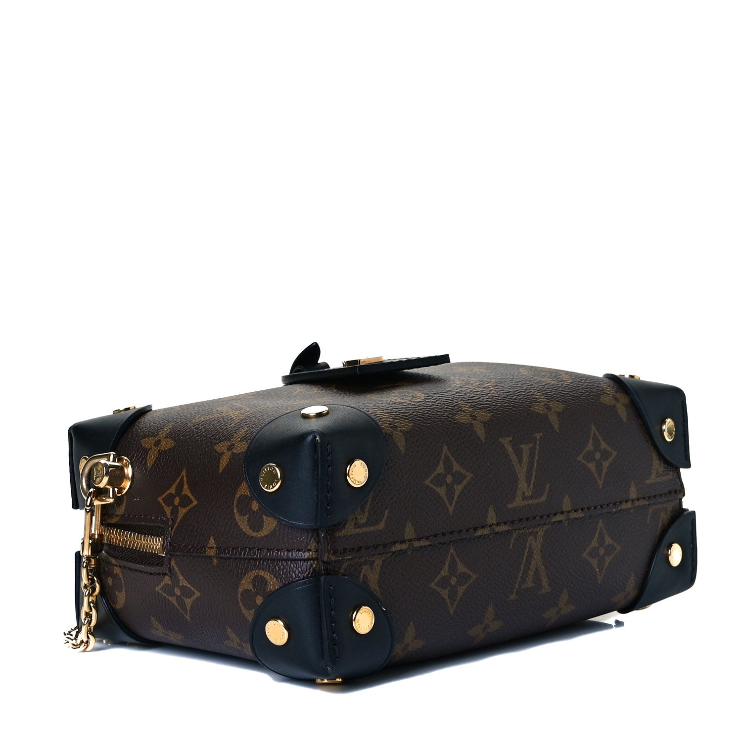 Louis Vuitton Monogram Petite Malle Souple Black 4 of 7