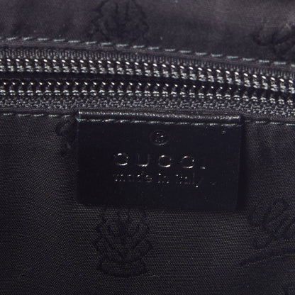 Gucci Imprime Monogram Medium Flat Messenger Bag Black 8 of 8