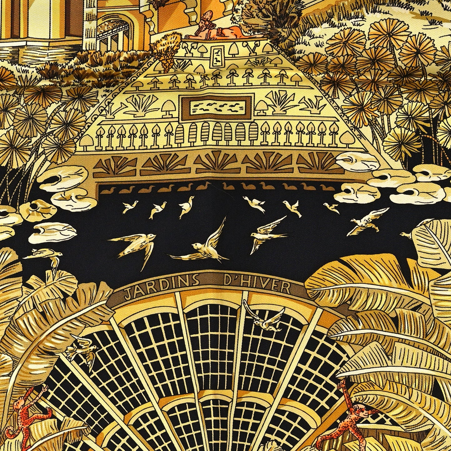 Silk Jardins D’hiver Scarf 90