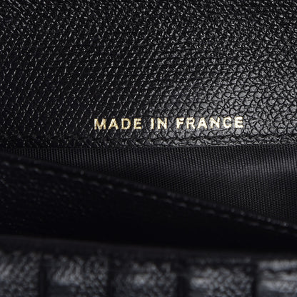 Chanel Grained Calfskin CC Button Yen Wallet Black 7 of 14