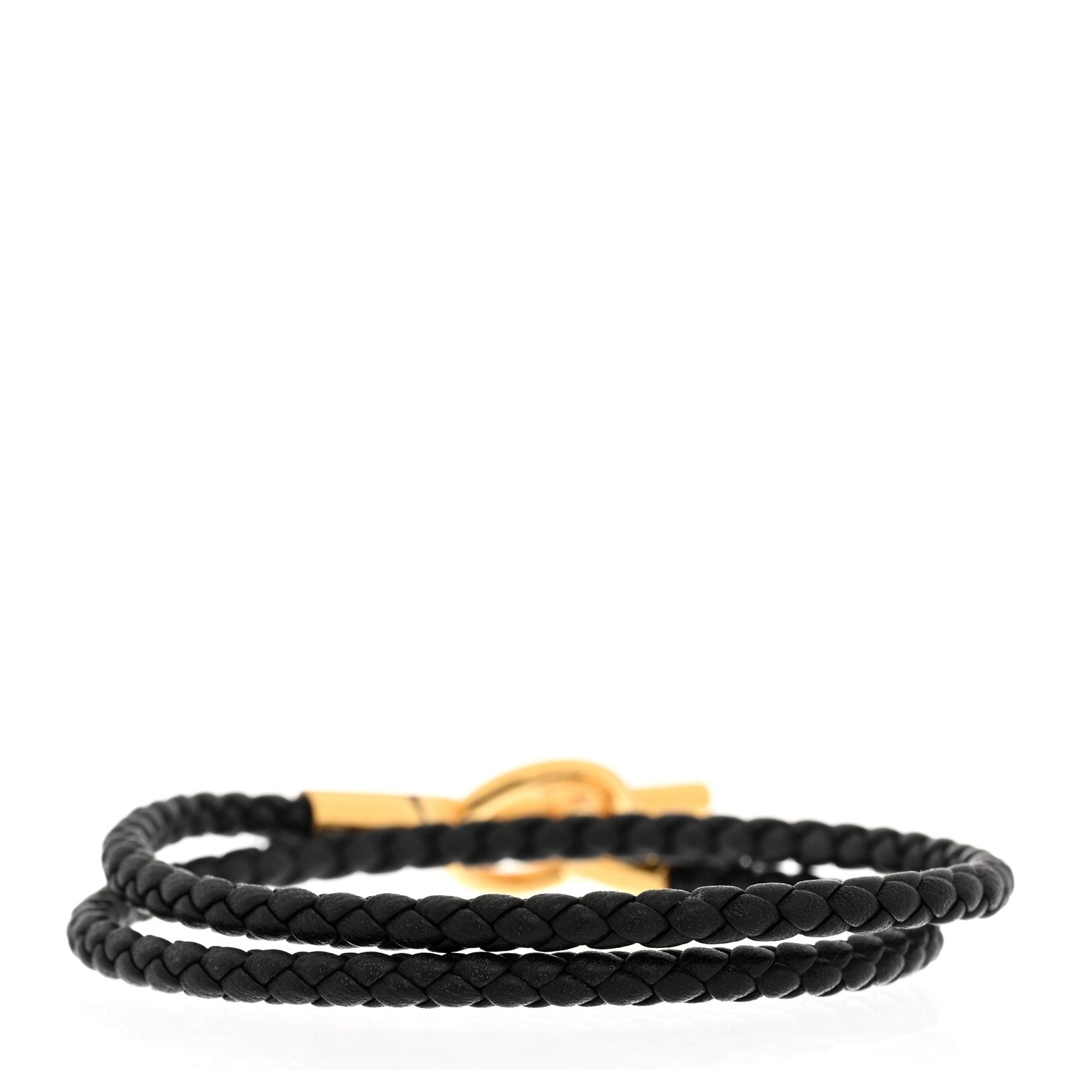 Hermes Swift Glenan Double Tour Bracelet T2 Black 3 of 6