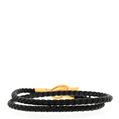 Hermes Swift Glenan Double Tour Bracelet T2 Black 3 of 6