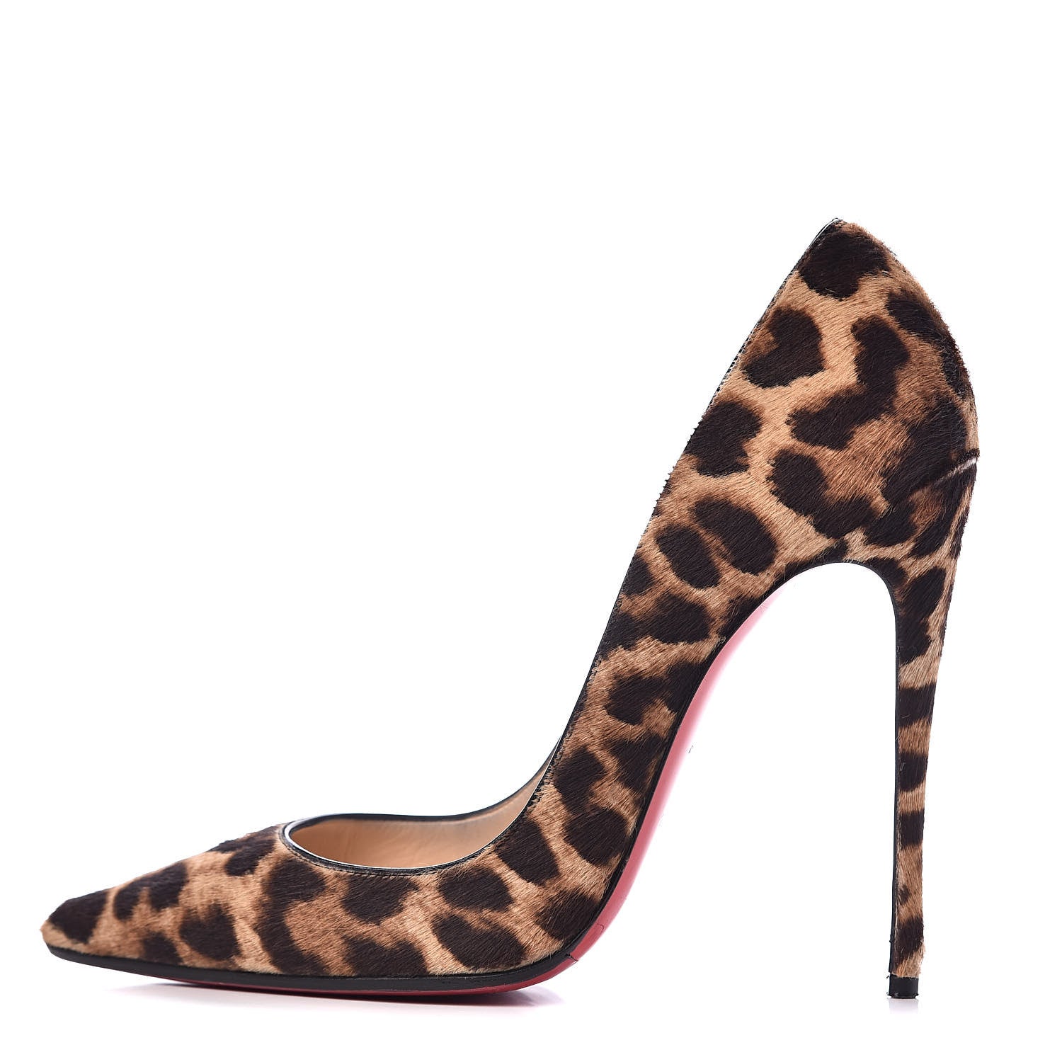 Christian Louboutin Pony Hair So Kate 120 Pumps 39 Leopard Black 1 of 12