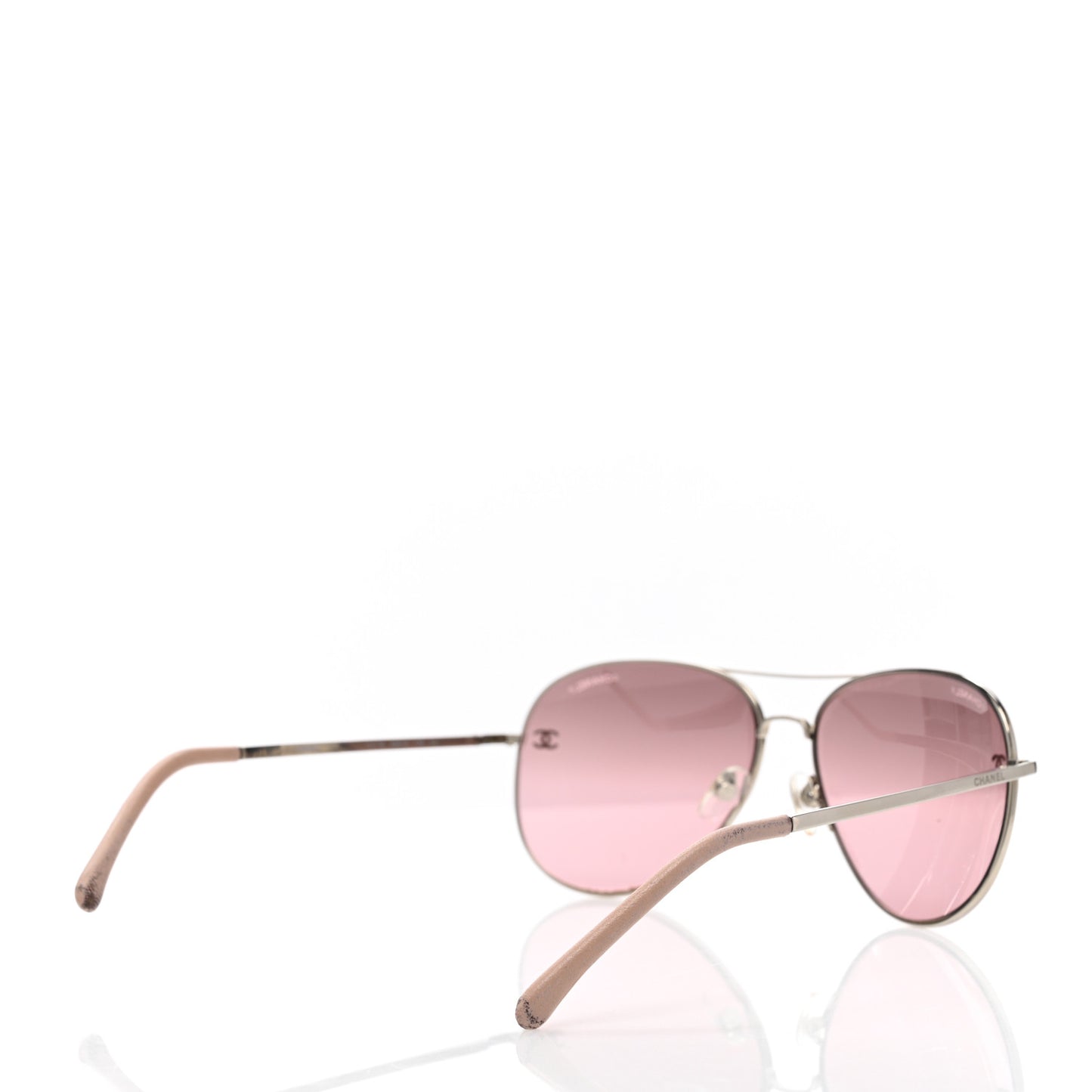 Metal Aviator CC Sunglasses Pink