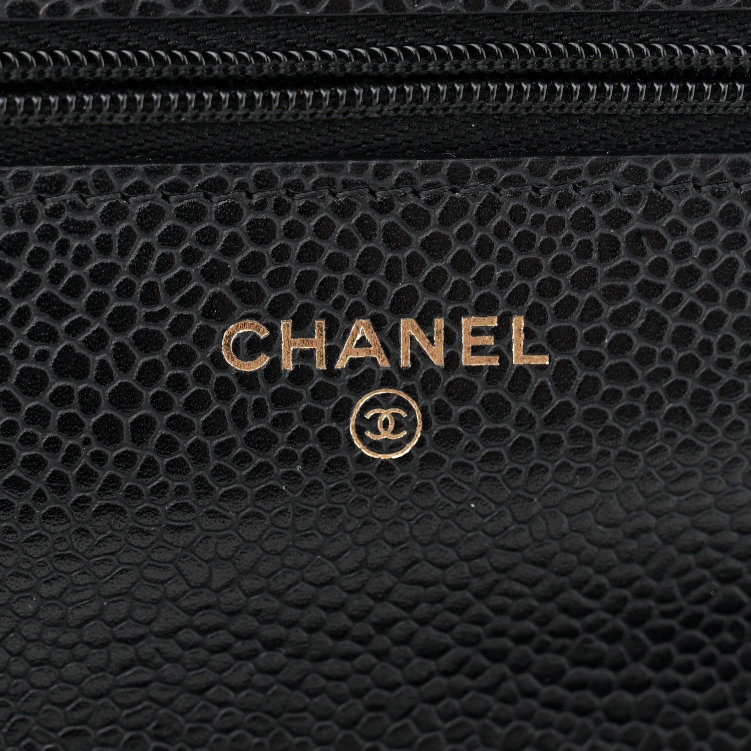 Chanel Caviar Quilted Wallet on Chain WOC Black 6 of 13