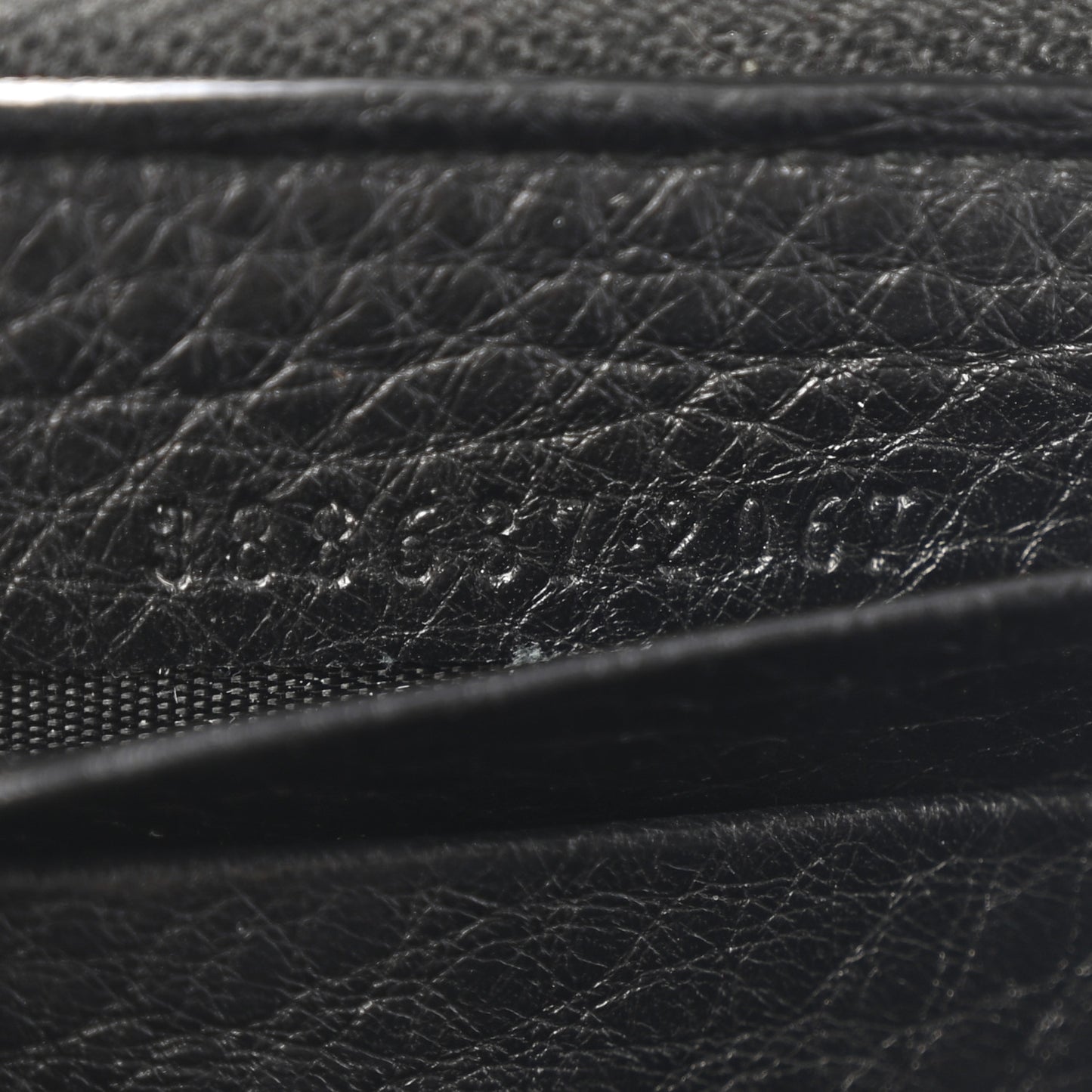 Monogram Calfskin Zip Around Wallet Black
