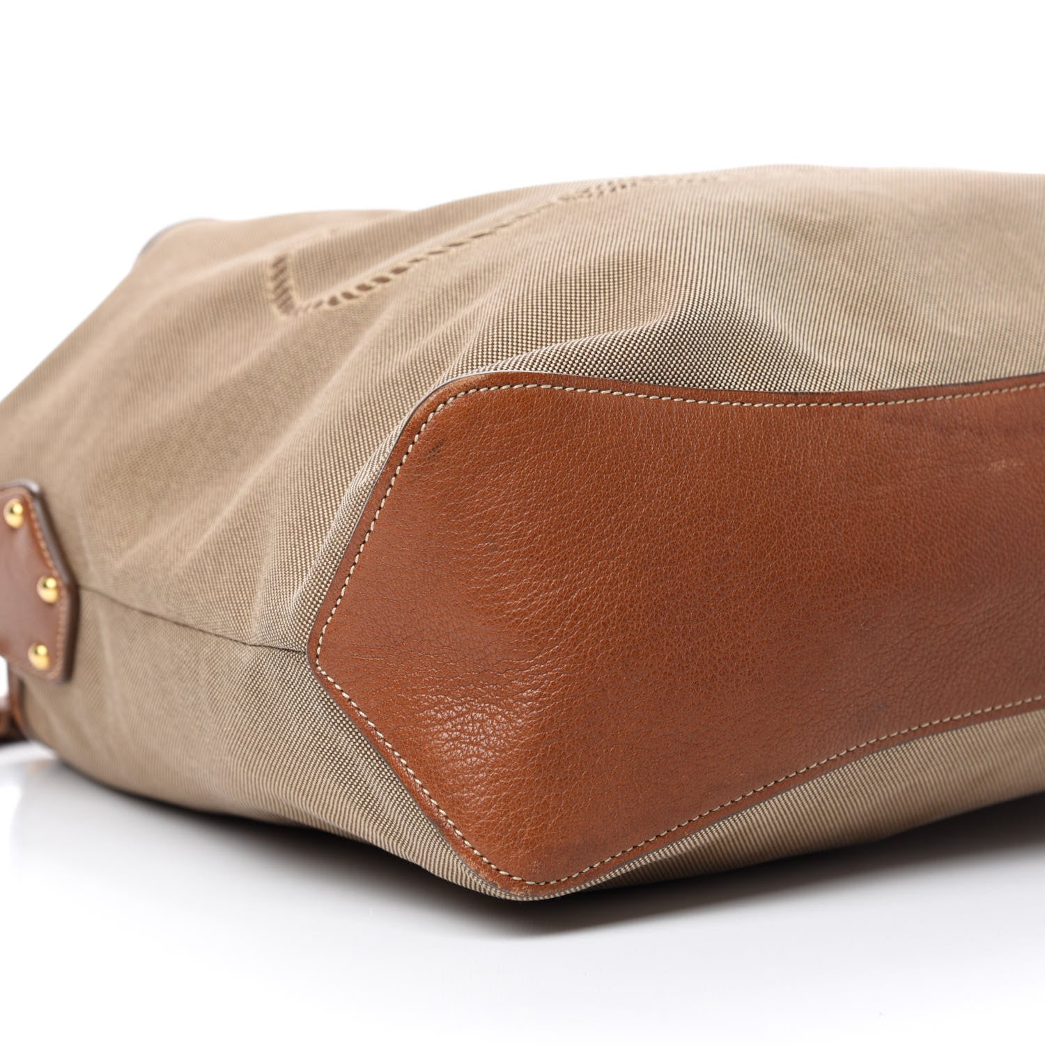 Prada Jacquard Logo Hobo Corda Orzo 6 of 11