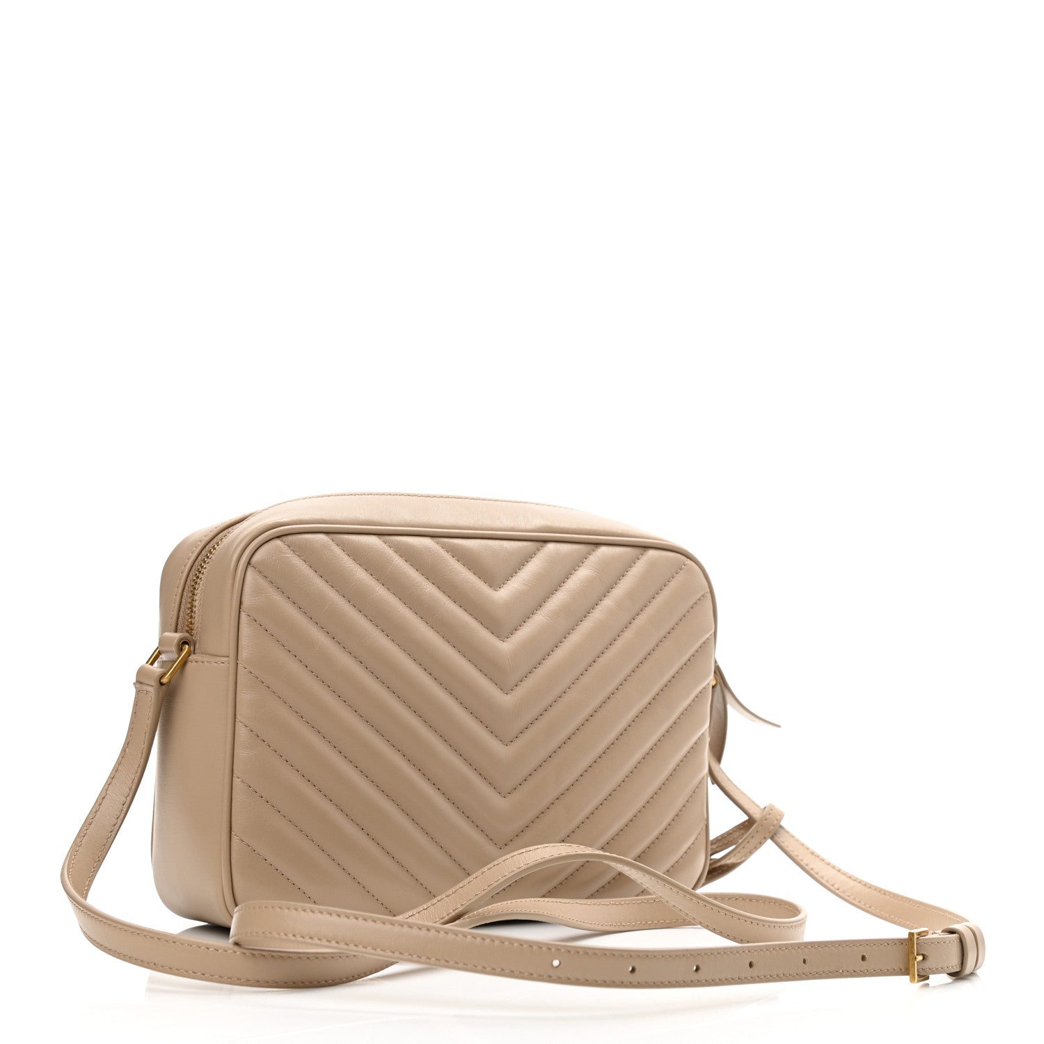 Saint Laurent Calfskin Matelasse Monogram Lou Camera Bag 3 of 10