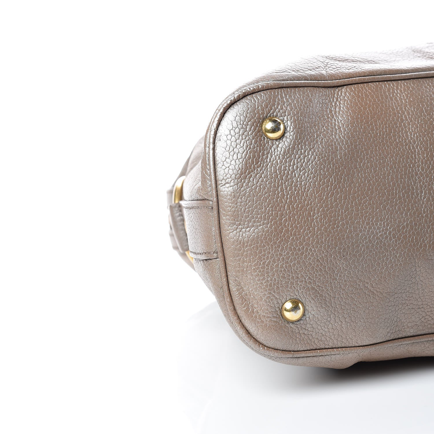 Saint Laurent Calfskin Oversized Muse Pewter 5 of 18