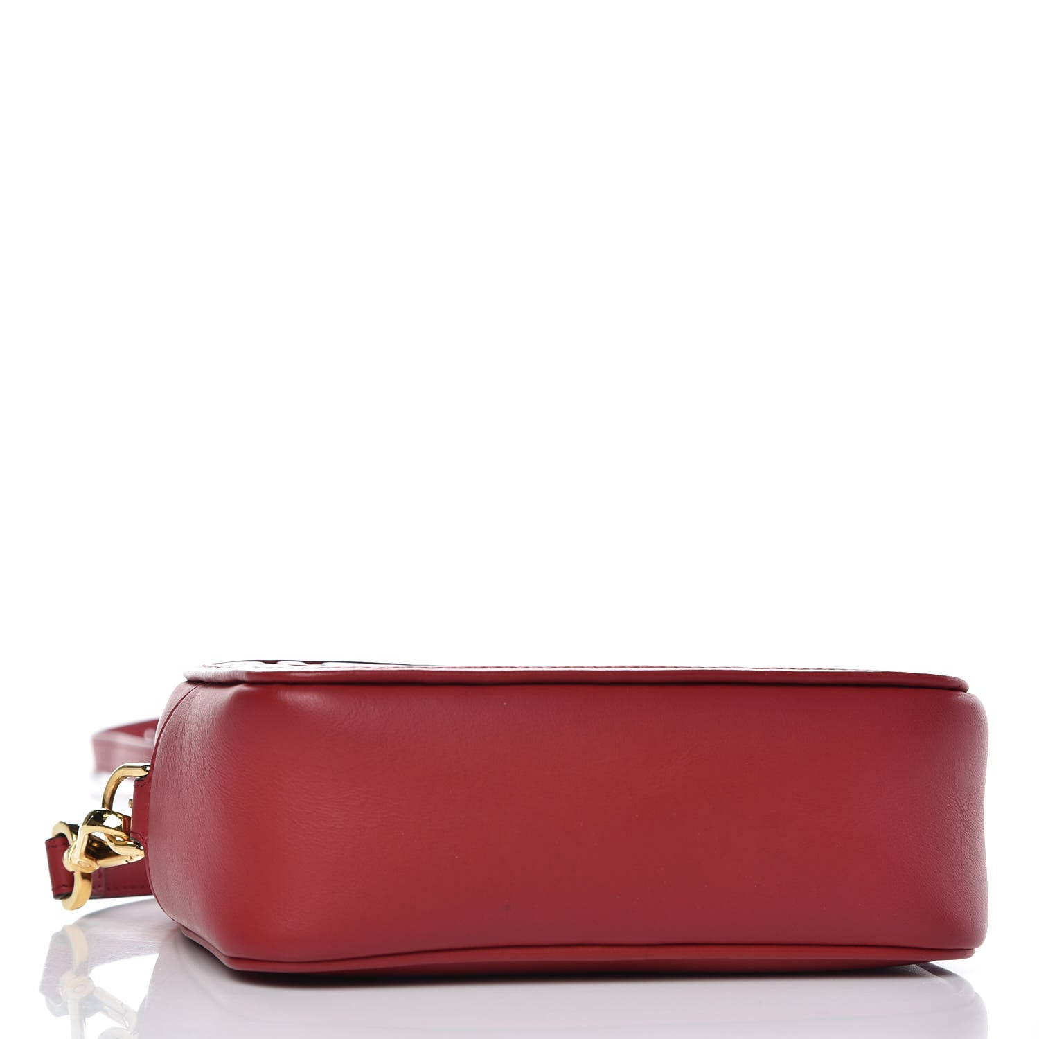 Fendi Vitello Century FF 1974 Embossed Mini Camera Case Fragola 4 of 7