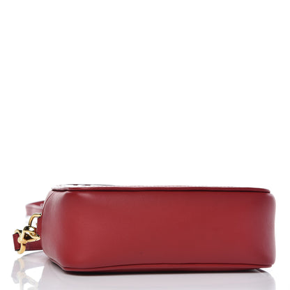 Fendi Vitello Century FF 1974 Embossed Mini Camera Case Fragola 4 of 7