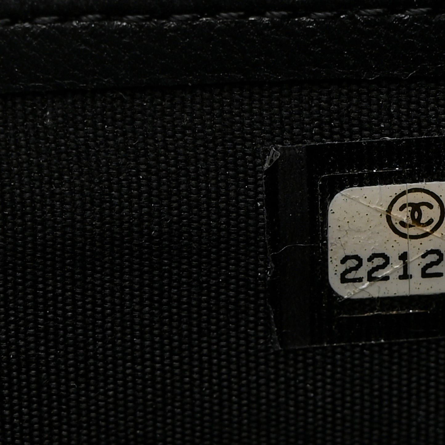 Patent Calfskin Quilted Boy L-Gusset Zip Wallet Black