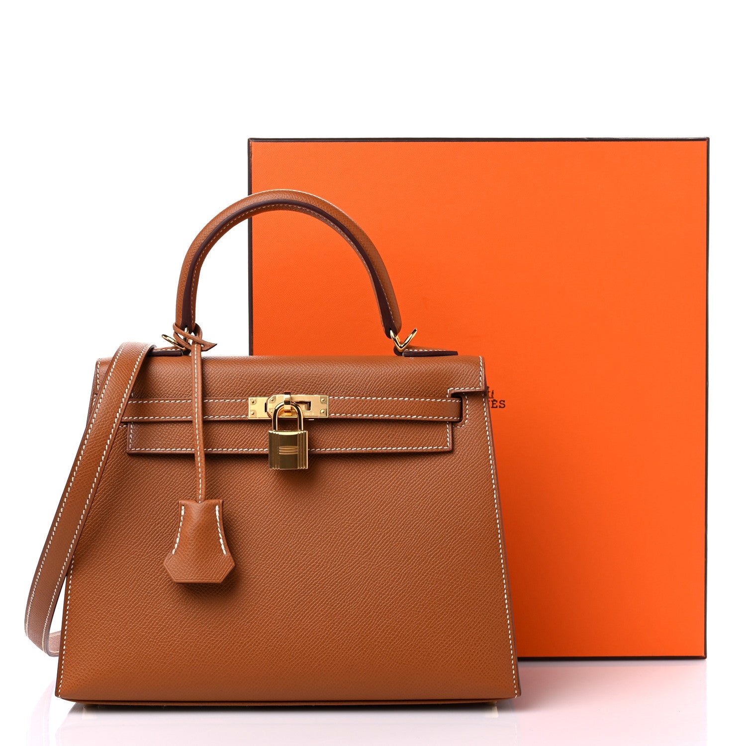 Hermes Epsom Kelly Sellier 25 Gold 10 of 10