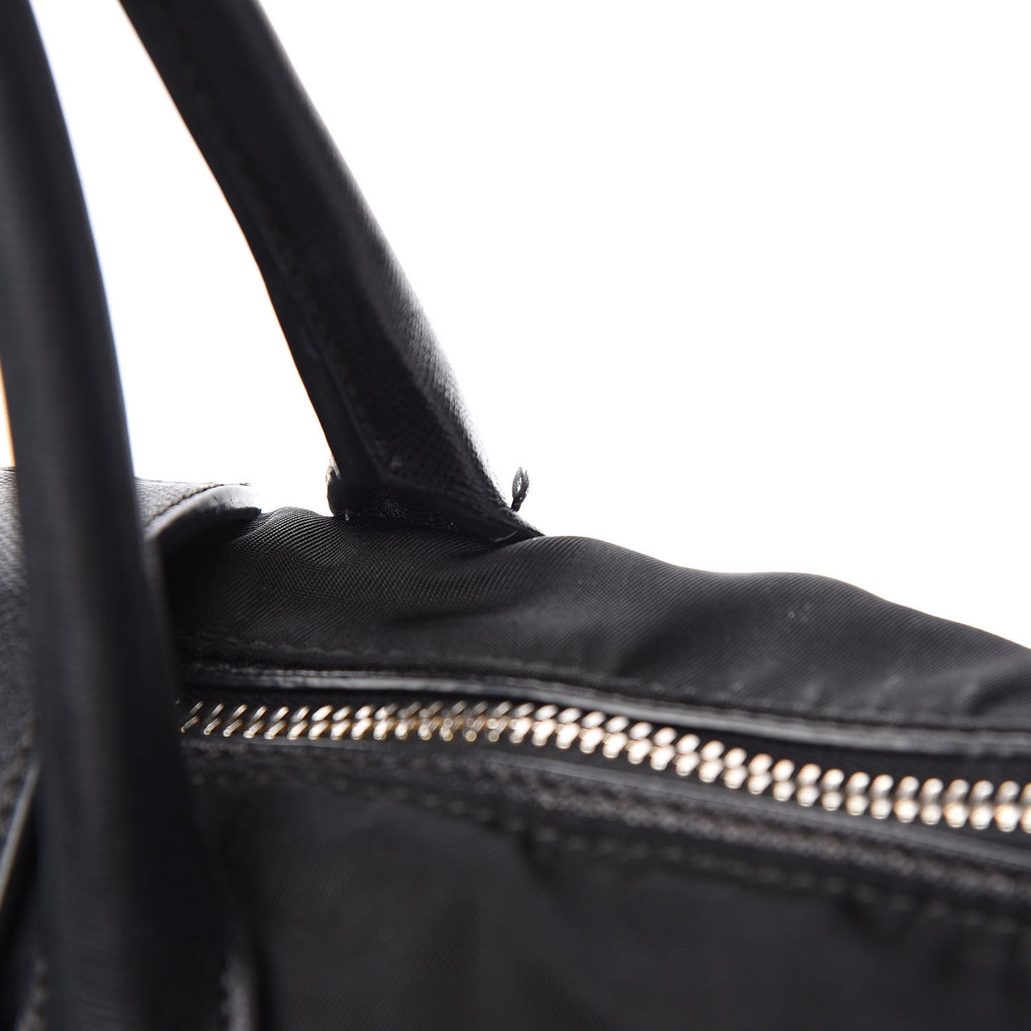 Tessuto Nylon Saffiano Tote Black