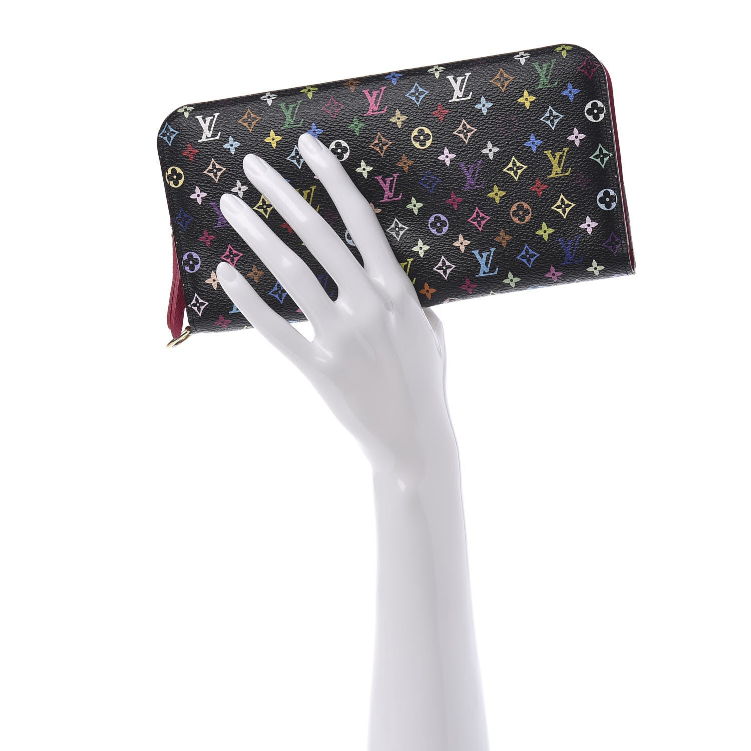 Louis Vuitton Monogram Multicolor Insolite Wallet Black Grenade 2 of 9